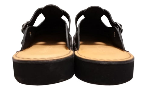 【Organic handloom GUDALUR ブラック】クロッグサンダル(サボサンダル)